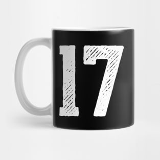 Rough Number 17 Mug